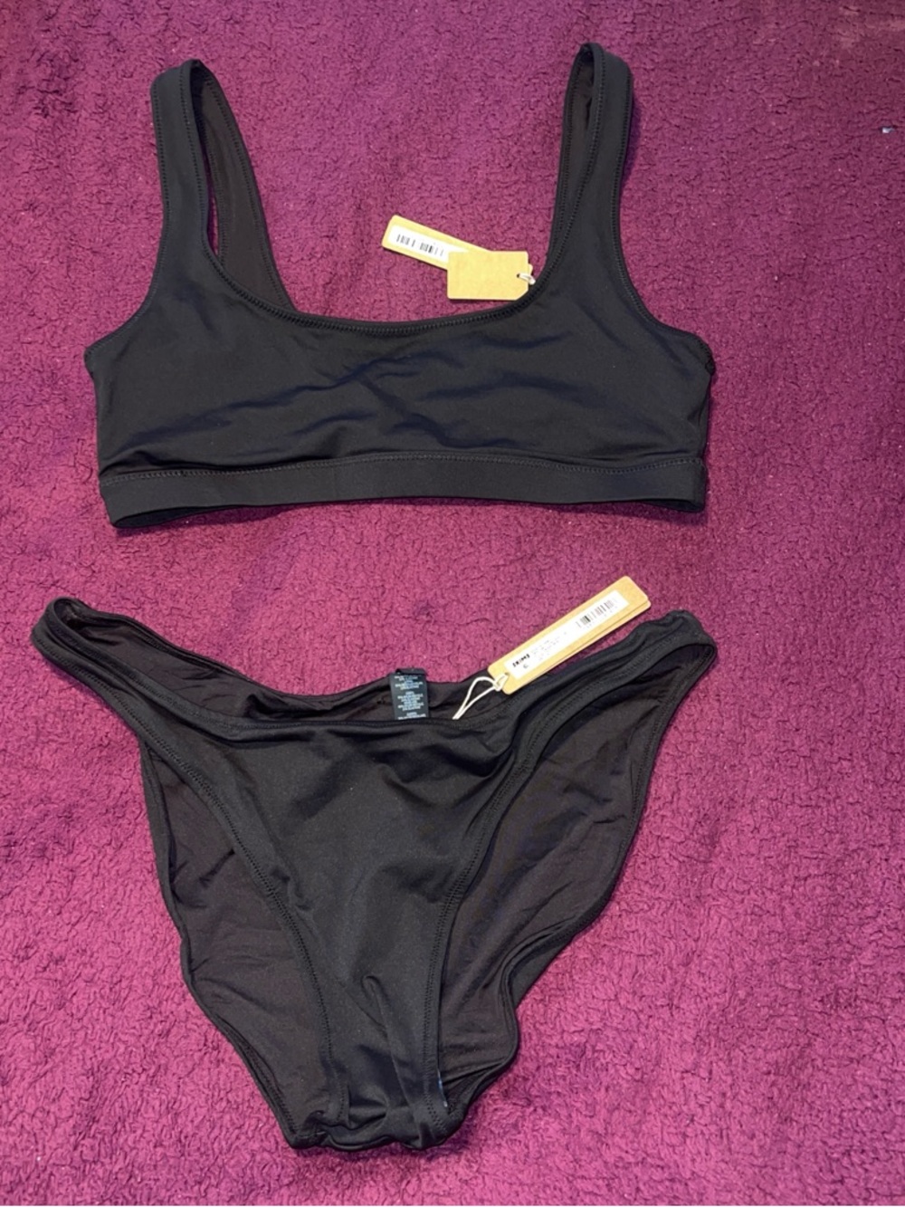 Skims Swim Bikini Set - Medium in Onyx